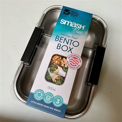 smash metal box|Smash Microwave Safe Stainless Steel Lunch/Sandwich/Meal .